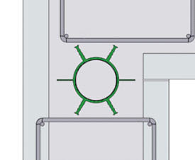 Tsnn plnovanch trhlin - PVC profil typ Q